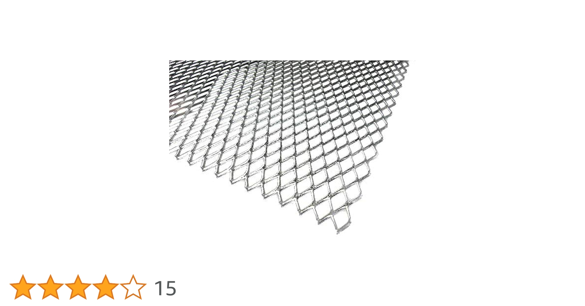 【格安】訳ありミライグリッシュ Amazon.co.jp: アルミ製メッシュネット1M×33cm銀/グリル加工/エアロ