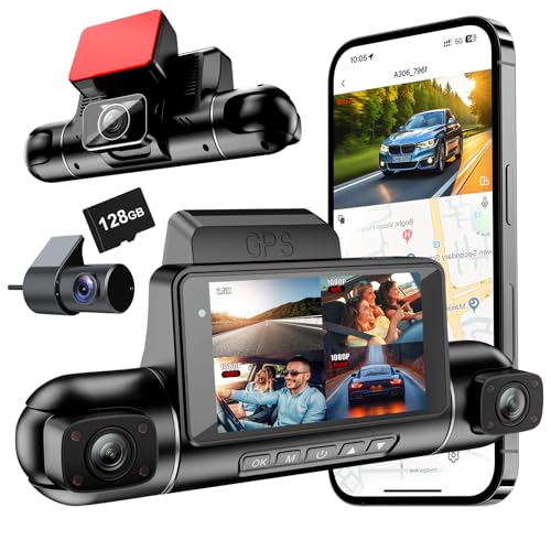 4-Channel-360-Dash-Cam-25K-Front-1080P-GPS-128GB-Card 4 Channel 360° Dash Cam, 2.5K Front + 1080P, GPS & 128GB Card - Image 1