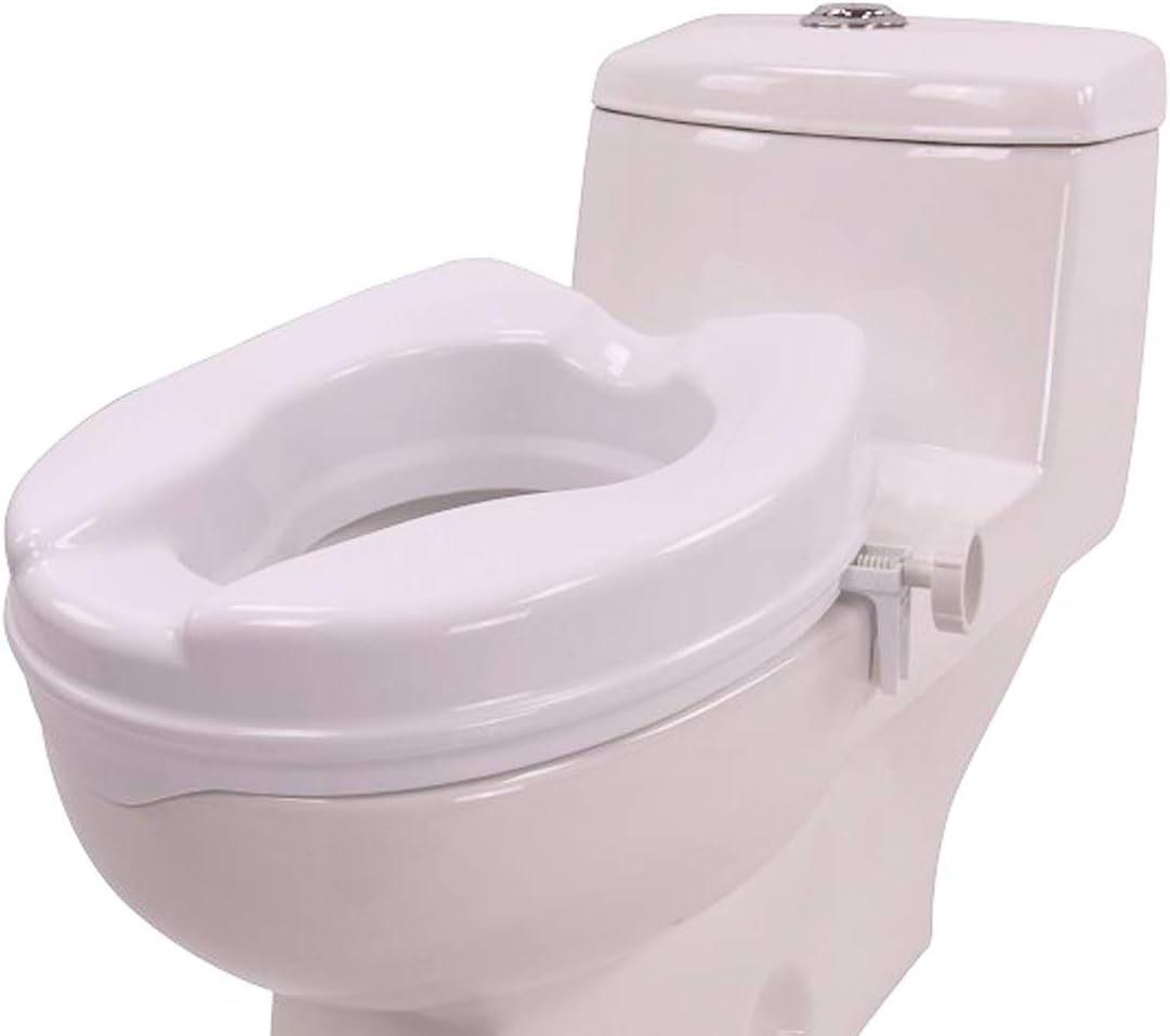 Antar AT51202 15cm Raised Toilet Seat with Lid 1400g