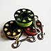 Menolana Diving Reel Equipment, Finger Spool, Double Ended Bolt Snap, for Snorkeling Wreck Exploration Cave Diving Spearfishing Divers, Orange