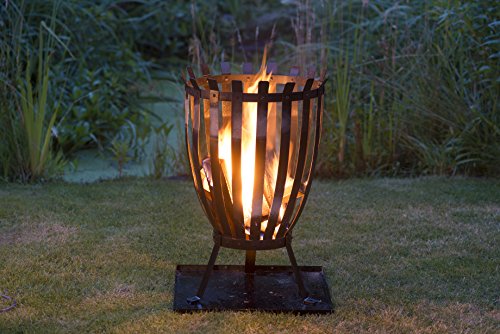 GRILLCHEF Feuerkorb | Mit verchromten Grillrost - 3