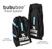 Bububee 'Elua XL Double Stroller Gate Check Travel Bag (Black & Aqua)