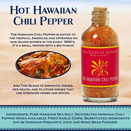 Sea Salts of Hawaii Sal Marina con Chile Hawaiano 4 oz miniatura 2