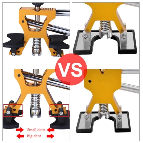 Image of Auto Body Dent Repair Kit, Car Dent Puller with Golden Dent Puller for Car Body Hail Dent Removal Dent Remover Automobile Body Repair