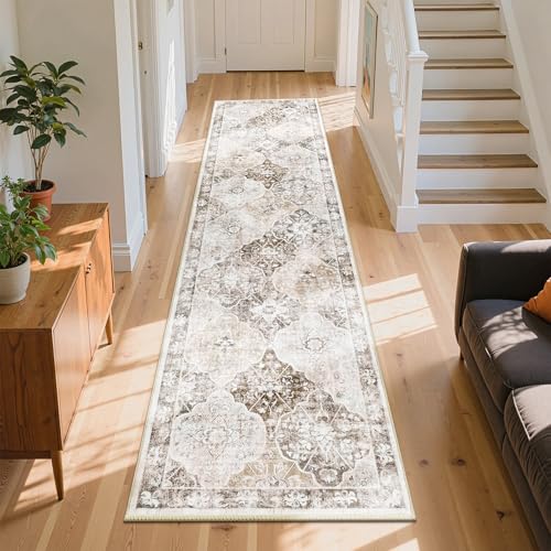 Ileading Washable Boho Hallway Runner Rug