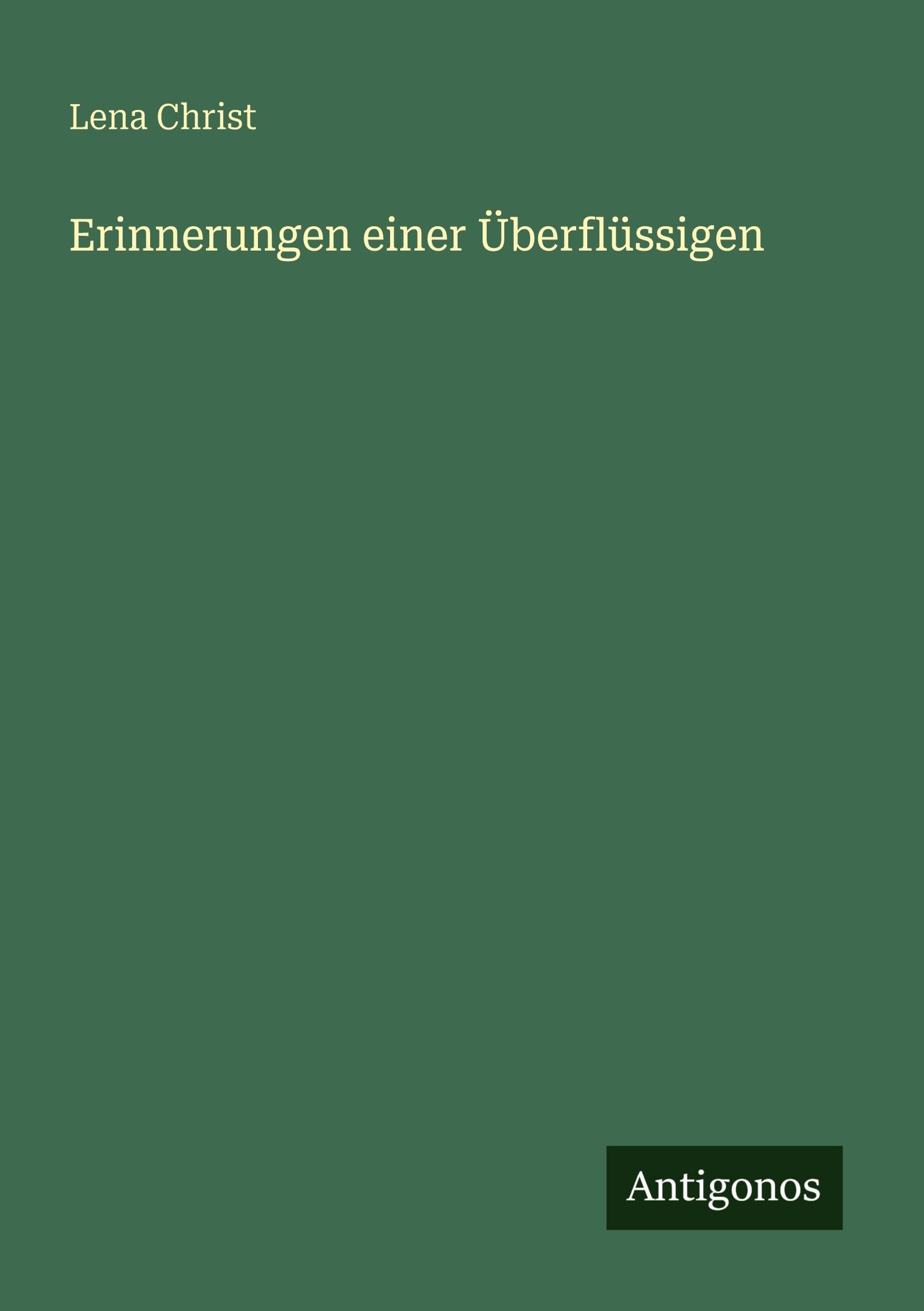 Erinnerungen einer Überflüssigen