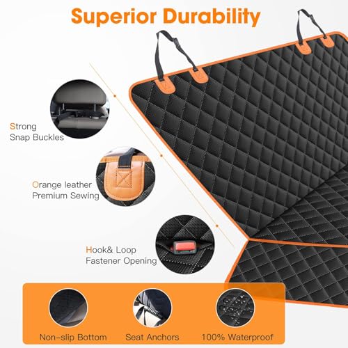 Funda para asiento de coche para perros: protector de respaldo premium para Ford Kuga MK2 5