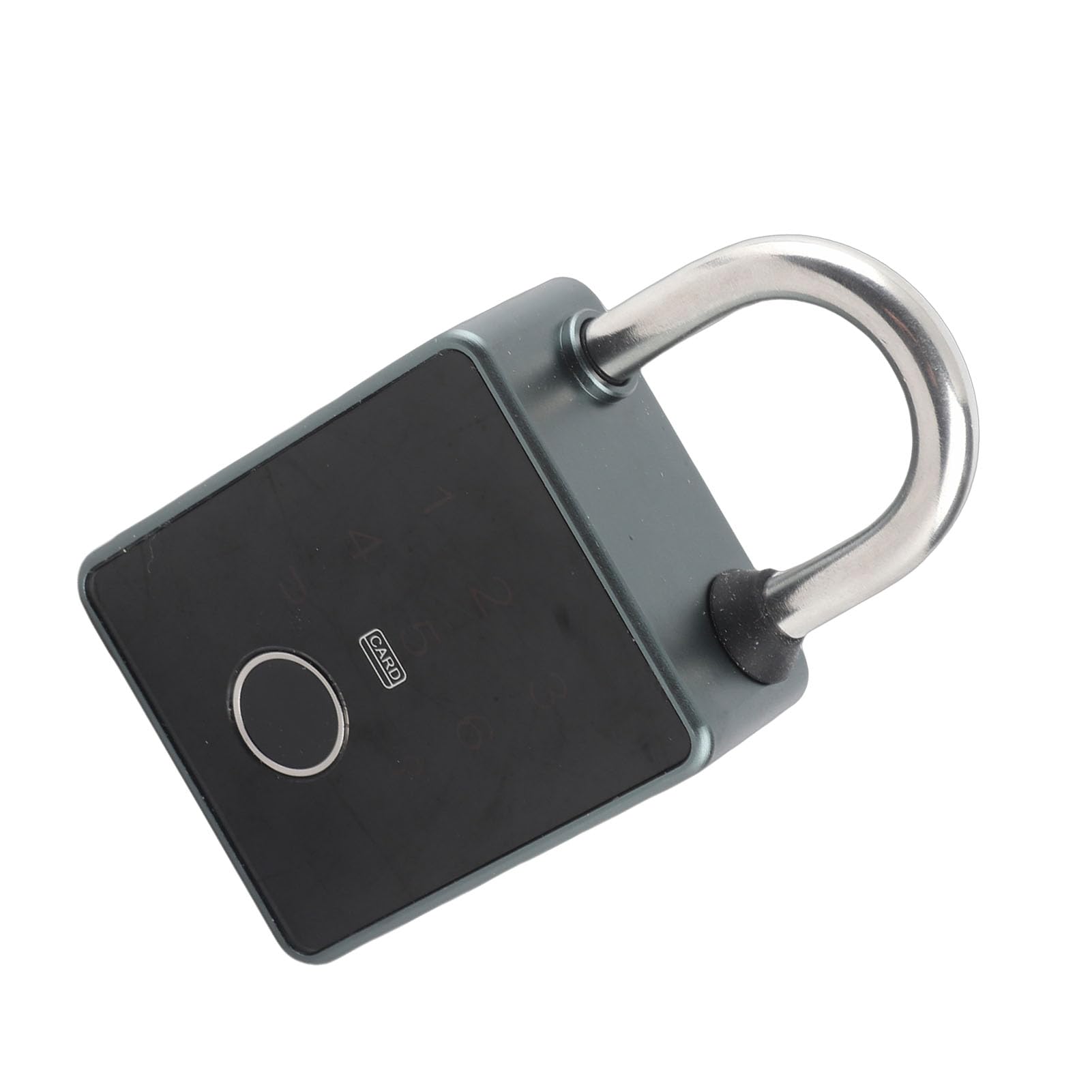 Candado Inteligente con Huella Dactilar con Control de Aplicación, Candado sin Llave Resistente a la Intemperie IP65 para Viajes en Taquillas de Gimnasio, Copia de Seguridad de Llaves,