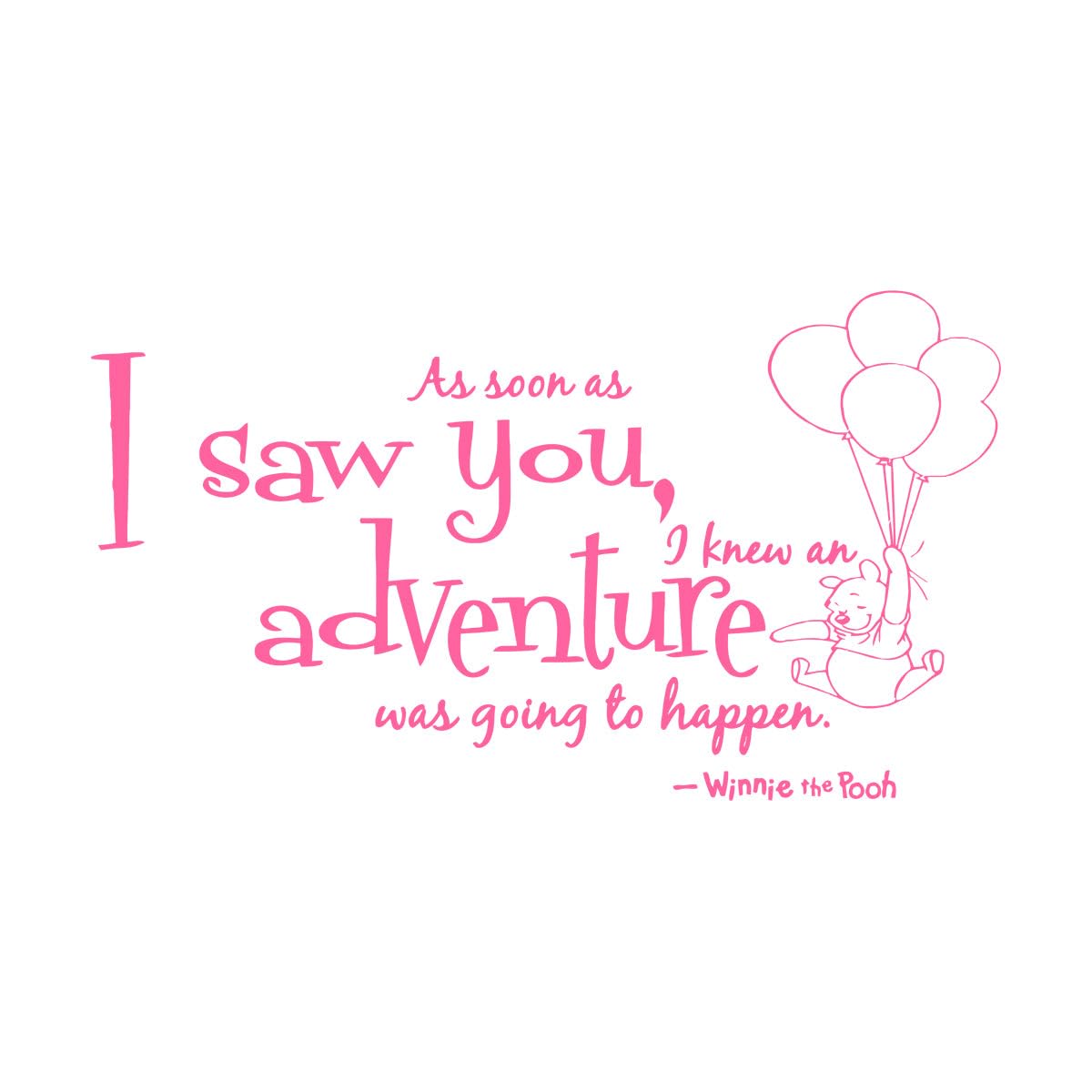 Wall Sticker Cartoon Wall Decals Quote Vinyl Decal Art Home Decor Nursery Baby Kids Room Decoration Extra Large - 70x124cm — image 1