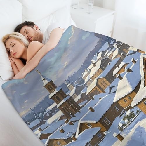 Couverture en flanelle de qualité supérieure anti-boulochage, jeté de lit