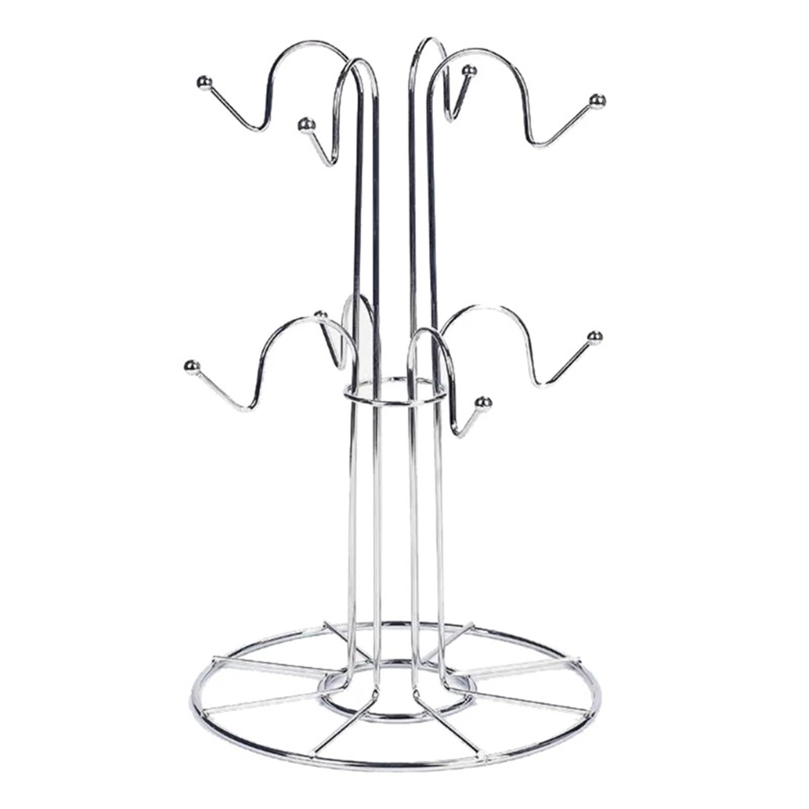MFWHEFJ Mug Tree Tree Shape 8 Mug Holder Coffee Mugs Tea Cup Storage Rack for Countertop Kitchen Organizer Bar Accessory
