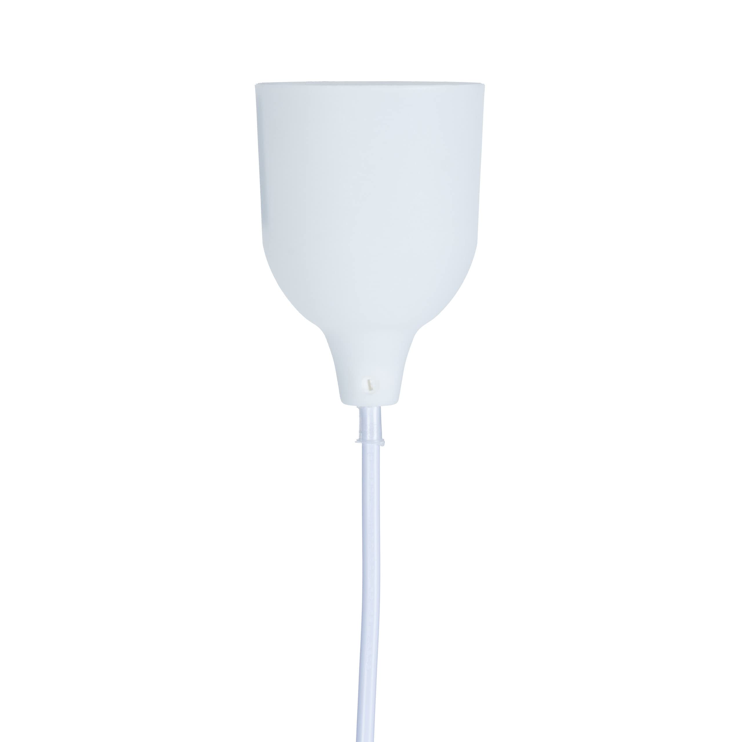 Relaxdays Lampe suspendue pour chambre d’enfant, motif espace, HxD : 155x35 cm, suspension, lustre planètes, multicolore