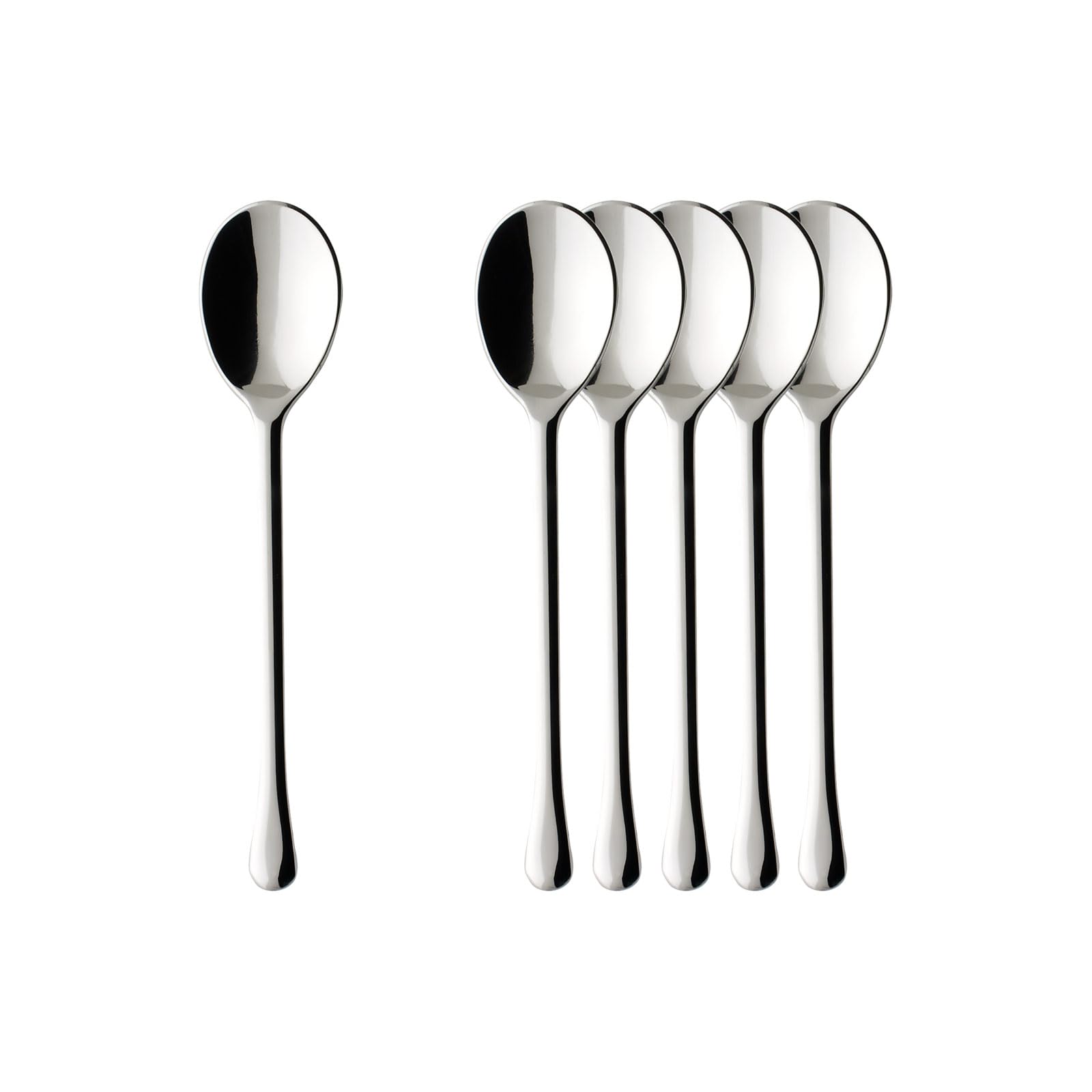 Villeroy & Boch Udine 1263470180 - Cucharillas de café (6 Unidades, Acero Inoxidable)