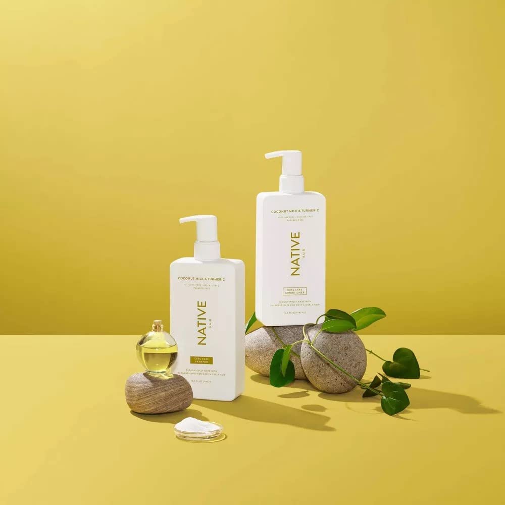 Curl Care Native Coconut Milk & Turmeric Shampoo and