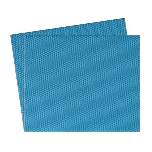 Thermal Grizzly Minus Pad High Compression - 120x100x1.0mm 2-Pack Thermal Interface Pad Electrically Non-Conductive High Thermal Conductivity & High Compressibility for SSDs GPUs & Electronics