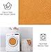 FlyDOIT Area Rugs for Bedroom Living Room, 4x6 Orange Super Soft Comfy Thickened Memory-Foam Indoor Carpets, Modern Aesthetic Minimalist Carpet for Boys Girls Adults Apartment Nursery Home Décor