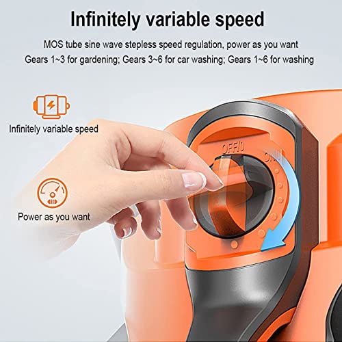 BOBOBH Electric Pressure Washer, Car Washer Cleaner High Power Washer, 2300 PSI Electric High Pressure Washer 2100W Washer Cleaner Machine with 3 Nozzles - Image 6