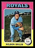 1975 Topps Mini #495 Nelson Briles Near Mint Royals MINI