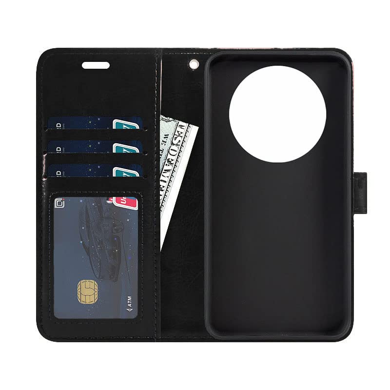 Custodia A Portafoglio In Pelle Per Cubot X70 (6.58'') – Colore Rosered, Con Slot Per Carte E Contanti, Supporto Regolabile - 4