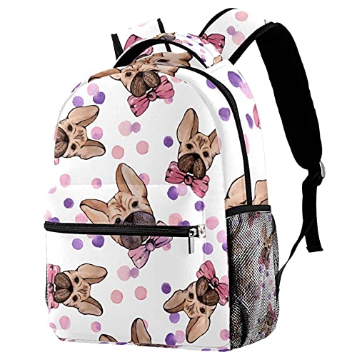 Sac à dos outdoor à motif carlin pour le collège et les sorties