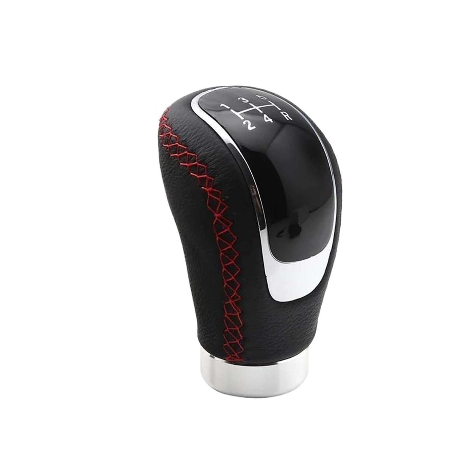 Xzcvtyw Red Car Lever Gear Shift Knob 5 Speed Stitch Gear Shift Knob Car Manual Transmission For M8 M10 M11 M12(Red)