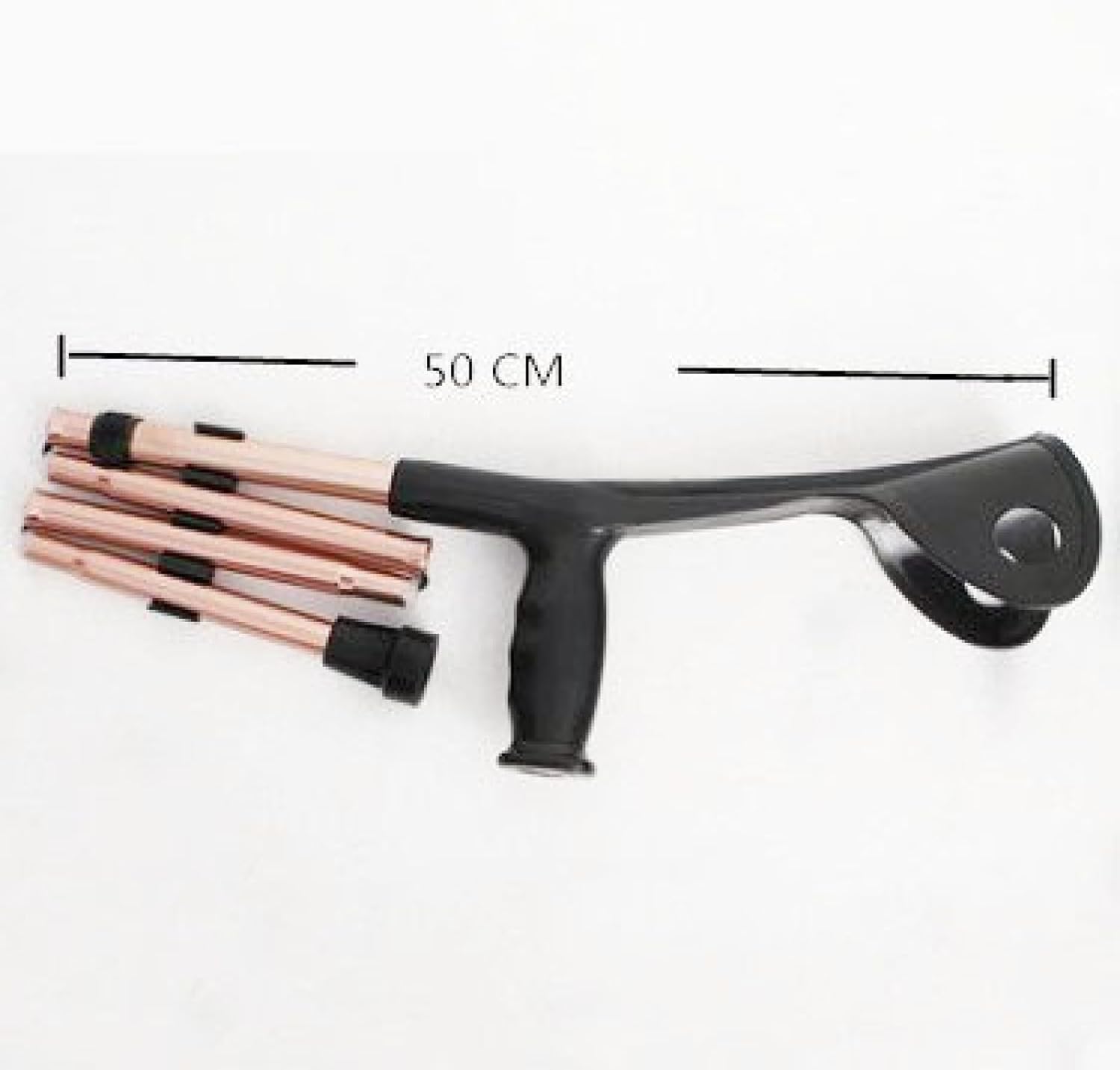 Muletas Plegables Muletas De Antebrazo De Aleación De Aluminio Muletas De Codo Aleación De Aluminio Ultraligera Plegable Auxiliar Altura Ajustable Adecuado para Personas Mayores,Brown