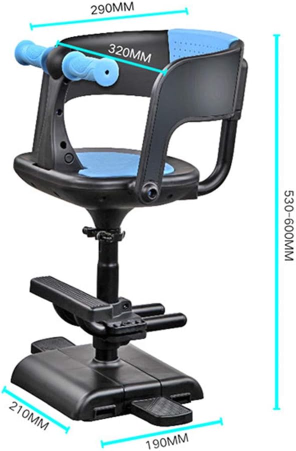 Children's Bike Seat, Bicycle Seat Can Lift Detachable Front Kids Seats for Pedal Electric Motorcycle Scooter