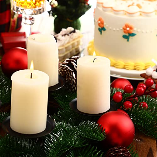 4 Portacandele per Corona dell'Avvento di Natale