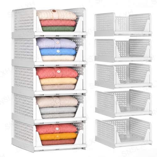 5 Pack Closet Organizers and Storage...