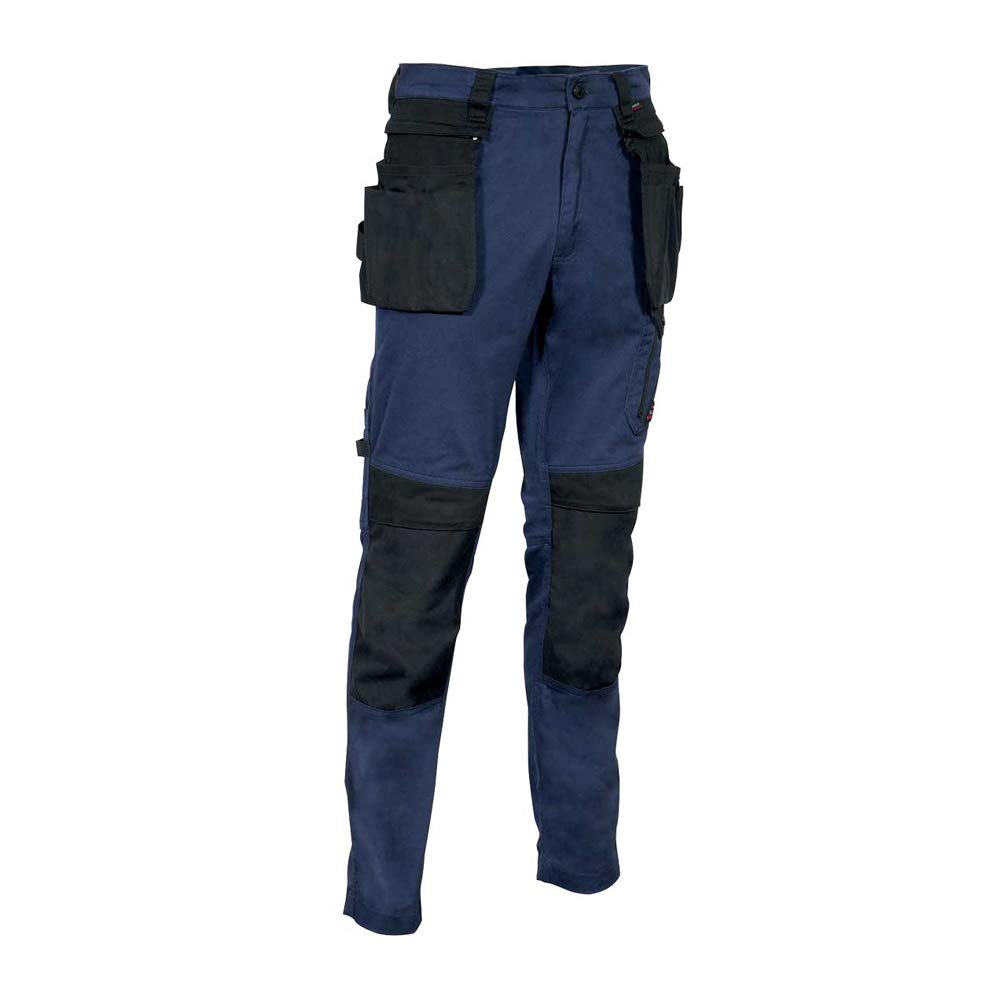 Cofra Cofra V568-0-02.z52 Kudus - Pantalón Multibolsillo, Color Azul Marino/Negro, Talla 52 COFRA V568-0-02.Z52 KUDUS - Pantalón multibolsillo, color azul marino/negro, talla 52 Hombre