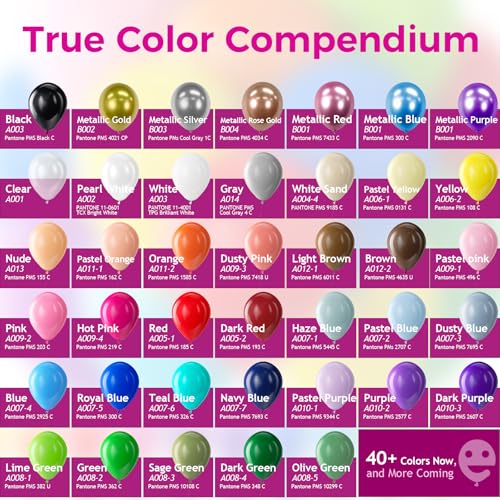 bezente assorted rainbow latex balloons 100 pack 12 inch round helium bright color balloons for birthday bridal shower wedding party decorations