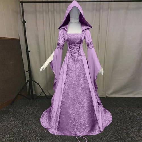 OIOLOYJM Renaissance Costume Women Medieval Sexy Plus Size Witch Vampire Gothic Halloween Costumes Woman 2025 Clothes Dresses