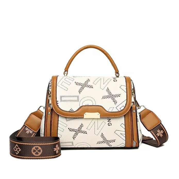 buddle Womens Crossbody Sling Handbags Leather Wallet Purse Quilted Trendy Shoulder Bag for Travel Work (white) (B0D4QWW3WB) Amazon Price History, Amazon Price Tracker