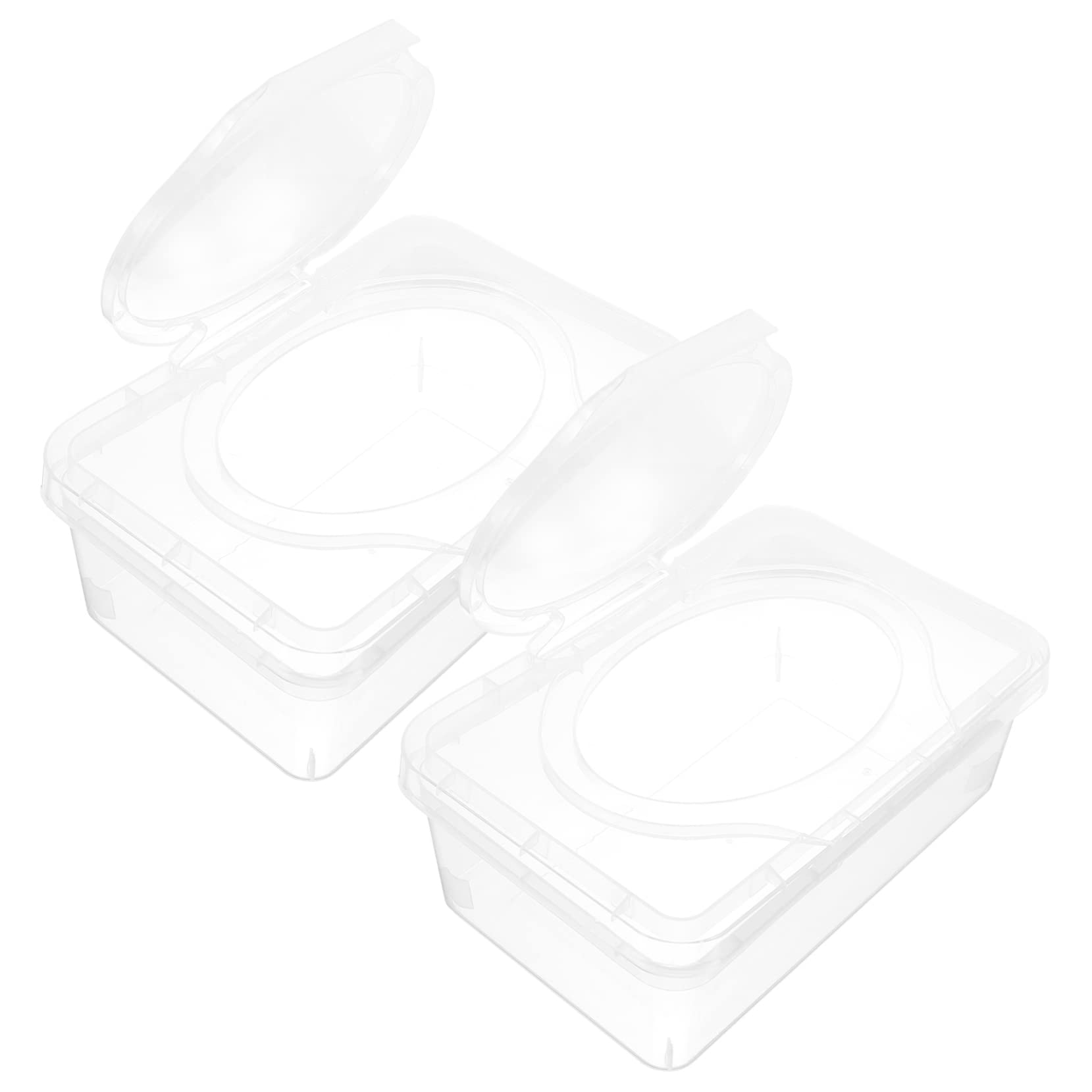Dispensador de Toallitas Húmedas con Tapa, 2 Unidades, Pp