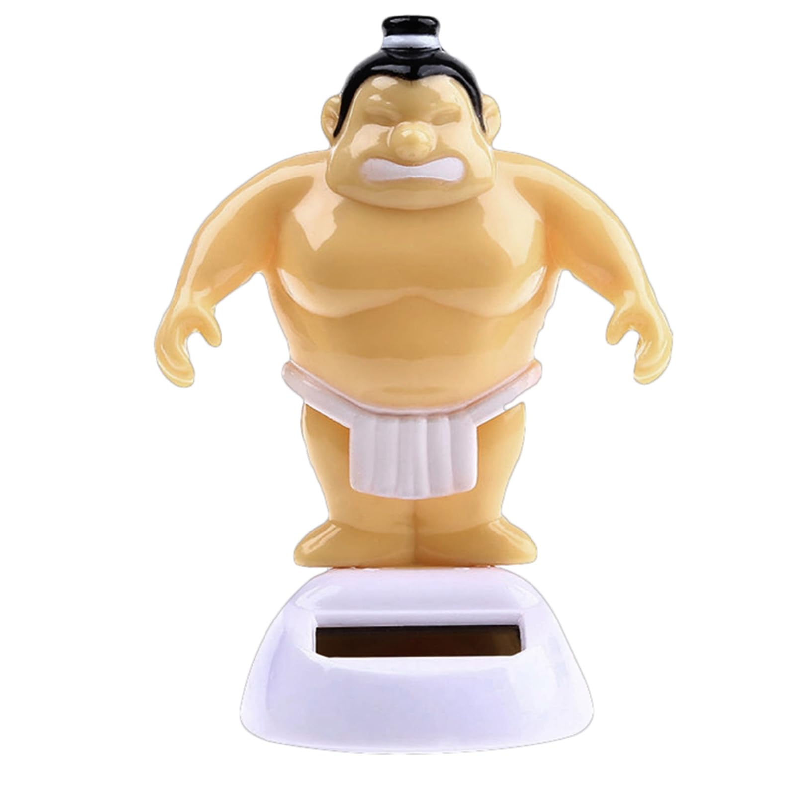 Ulafbwur A Bs Funny Sumo Wrestler Solar Power Swinging Car Interior Dashboard Ornament Gift