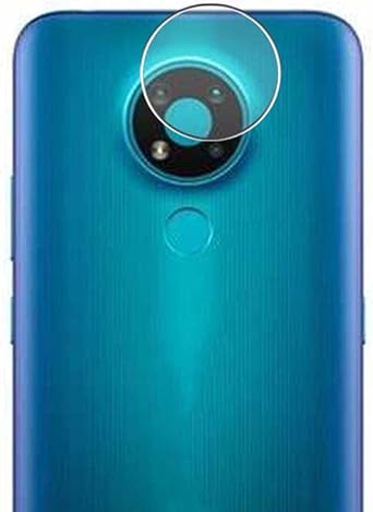 2 Pack Camera Lens Protector Film, compatible with NOKIA 3.4 TPU Camera Cover ( Not Tempered Glass/Not Front Screen Protectors )