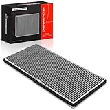 A-Premium Cabin Air Filter w/Activated Carbon Compatible with Land Rover Range Rover 2003-2013 & BMW X5 2000-2006, Replace# 64318409043