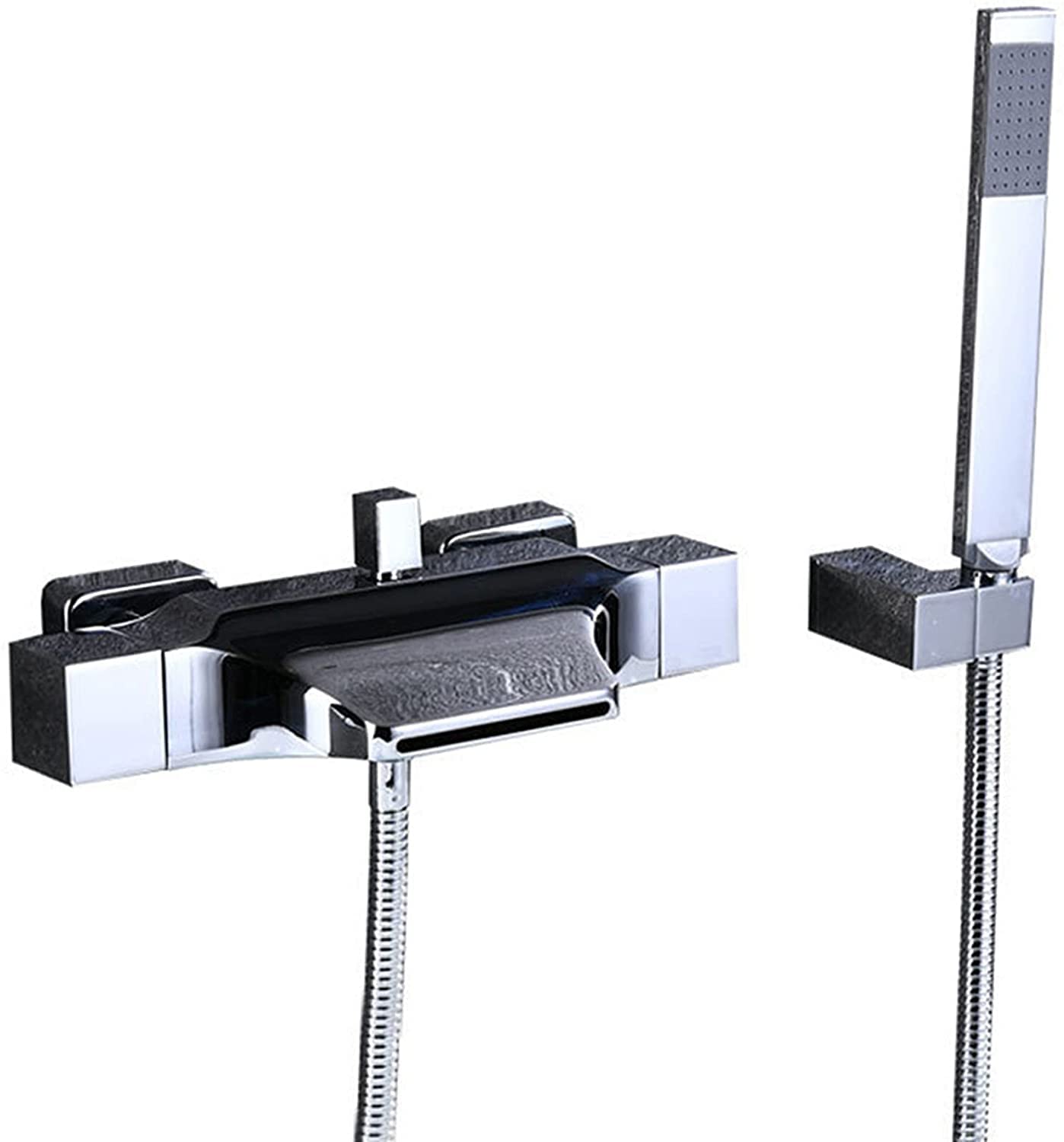 Robinet mitigeur bain-douche cascade laiton durable régulation double commande