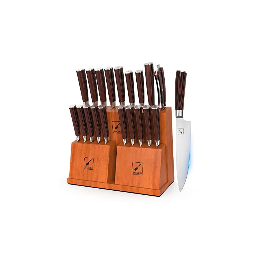 imarku 20-Pieces Premium Kitchen Knife Set