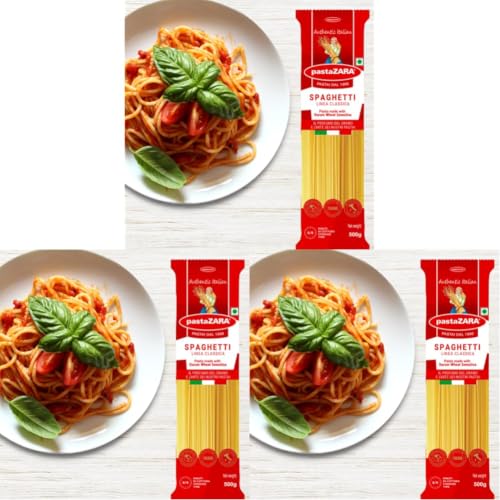 Image of Pasta Zara- Authentic Italian Pasta- Spaghetti 500g (Pack of 3)