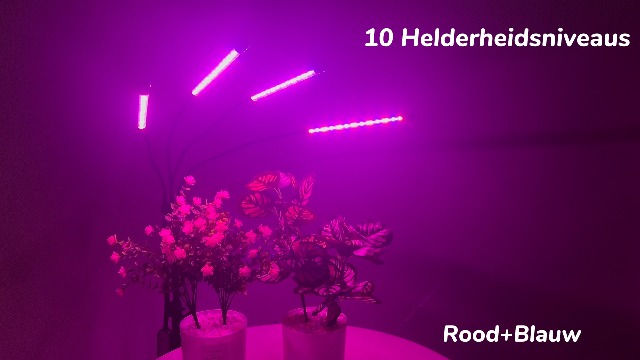Toaboa Led-plantenlamp, volledig spectrum, 225 leds, 1000 W, hangend met 4 ophanghaken, plantenlicht, groeilamp, led groeilamp voor planten, groenten, bloemen (rood blauw wit oranje