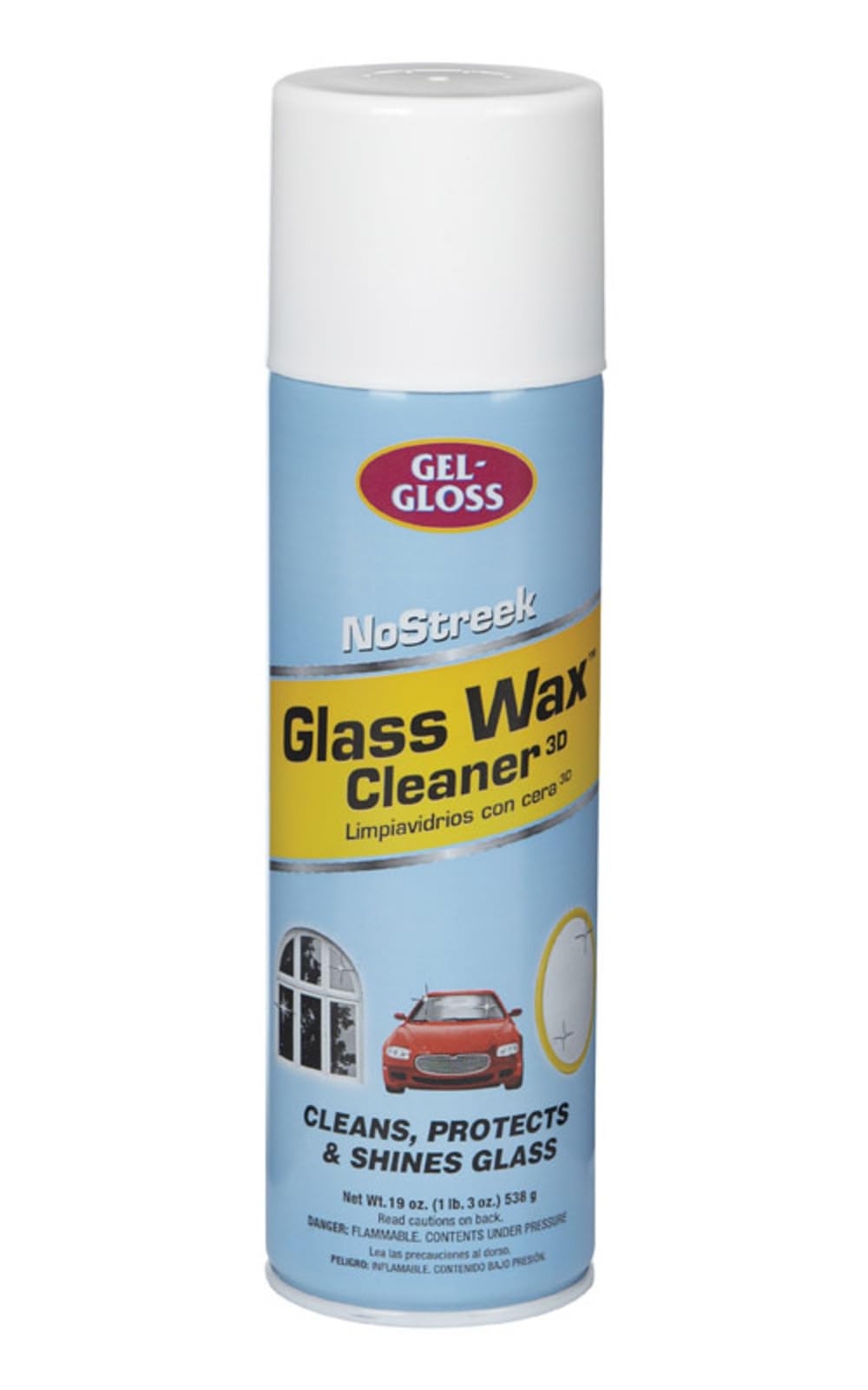 Gel-Gloss NoStreek No Scent Glass Cleaner 19 oz. Spray - Total Qty: 12