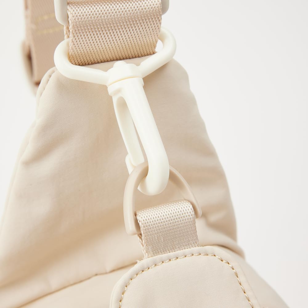 VAKAER Small Sling Bag for Women, Crossbody Bag with Adjustable Straps, Lightweight Chest Bag Daypack for Travel Hiking (Beige) - Image 8