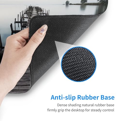Tapis de souris pour clavier avec base caoutchouc antidérapant - 4