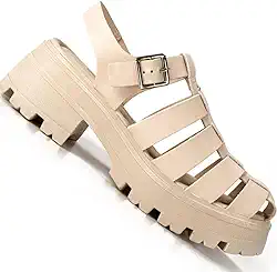 Sandalia Dakota G5031 Papete Flatform Tratorado Solado Colorido Feminino