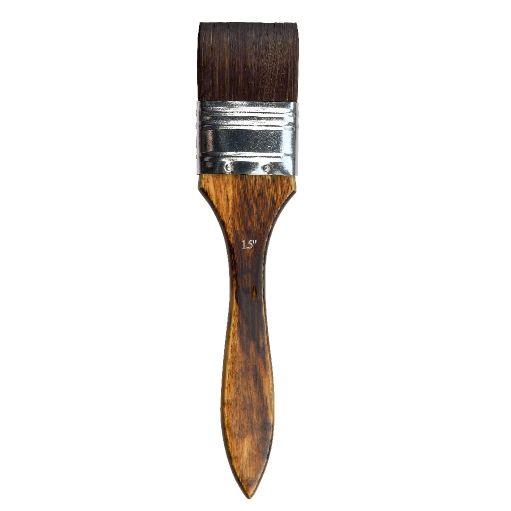 XBTGS Mango de madera para el pelo, acuarela, acrílico, suministros de arte para artistas con pinceles, D-1, D-1