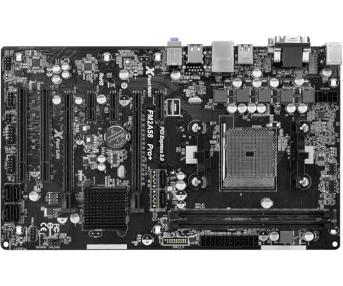 Carte mère Socket FM2 pour PC familial et bureautique compatible AMD A58 ATX
