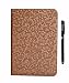 inShang Apple iPad Air 2 iPad 6 (2014-2015 Version) Diamond Sparkle Case with Auto Sleep/Wake Function Case for Apple iPad 6 With stylish Buckle + High end business stylus pen