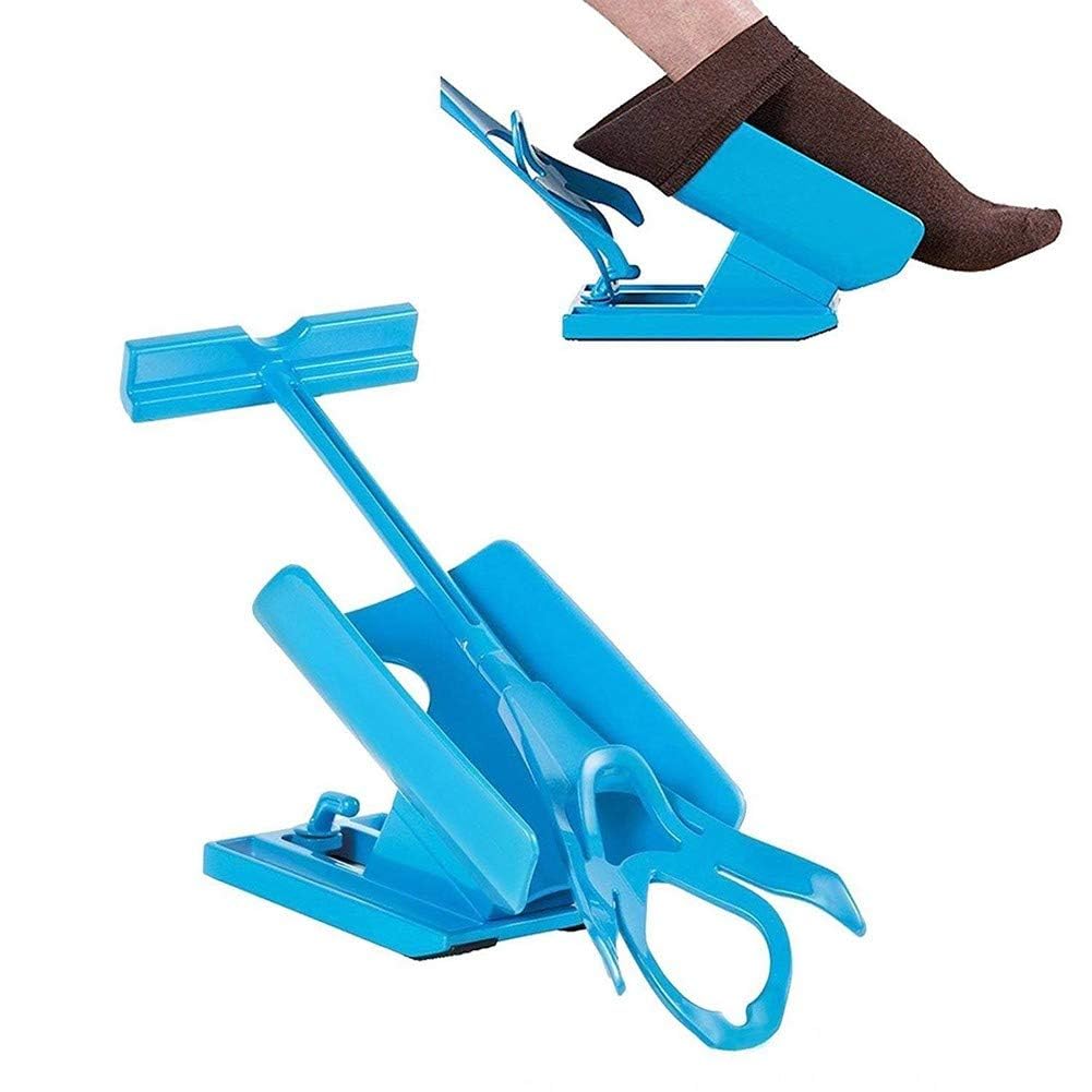 Enhebrar medias y calcetines ayuda a poner calcetines en off Sock Slider Kit,flexible y fácil de usar, dispositivo para discapacitados, sin dolor, permite no inclinarse
