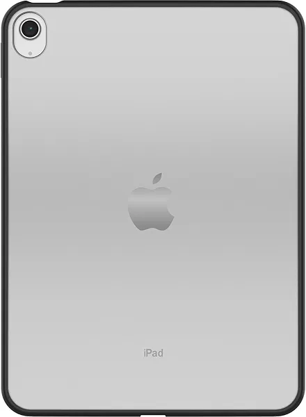 OtterBox iPad 10th Gen Prefix Case - BLACK CRYSTAL, ultra-thin, easy installation, raised edges protect camera & screen (Single Unit ships in Poly Bag, Ideal for Business Customers)